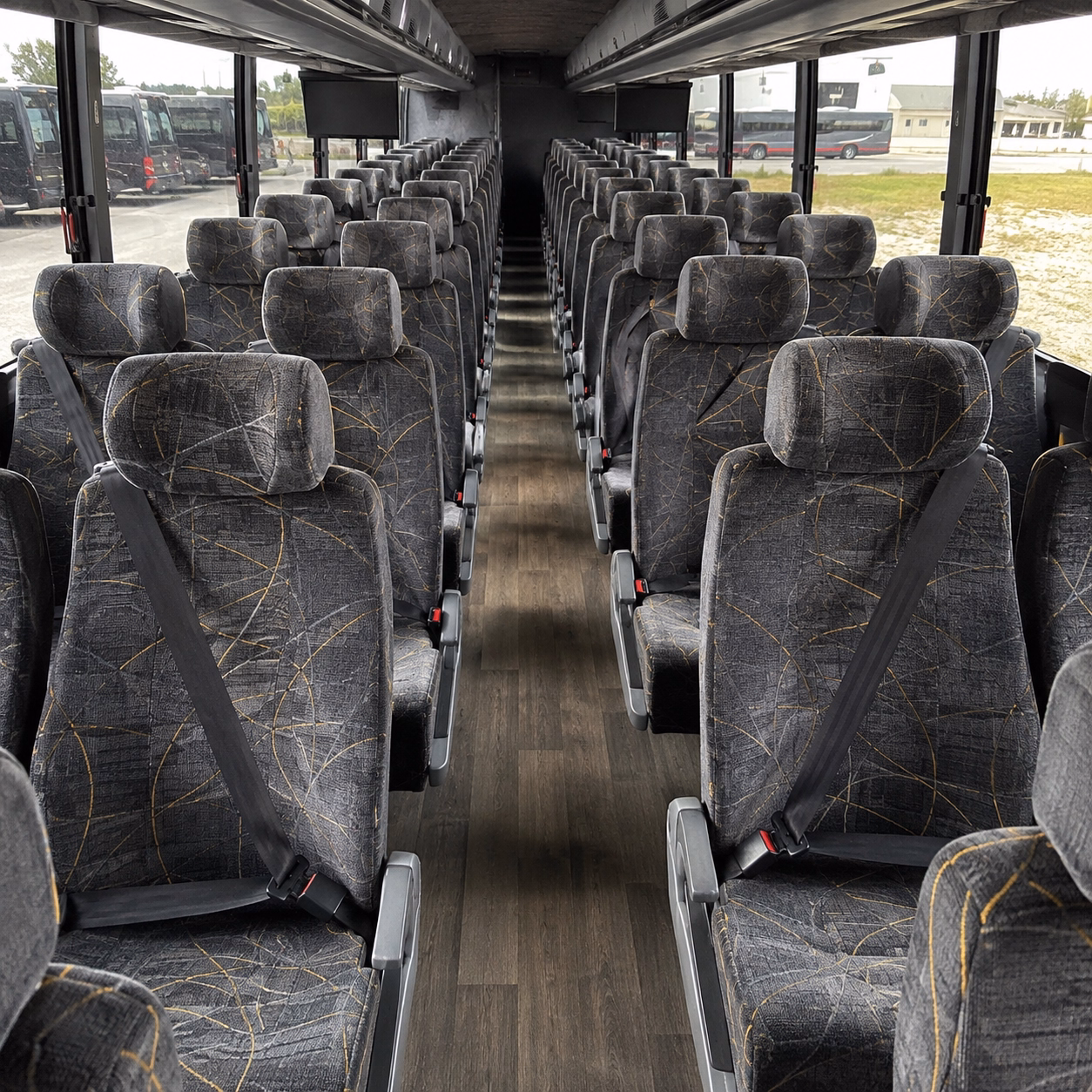 michigan and michigan state football charter buses from troy