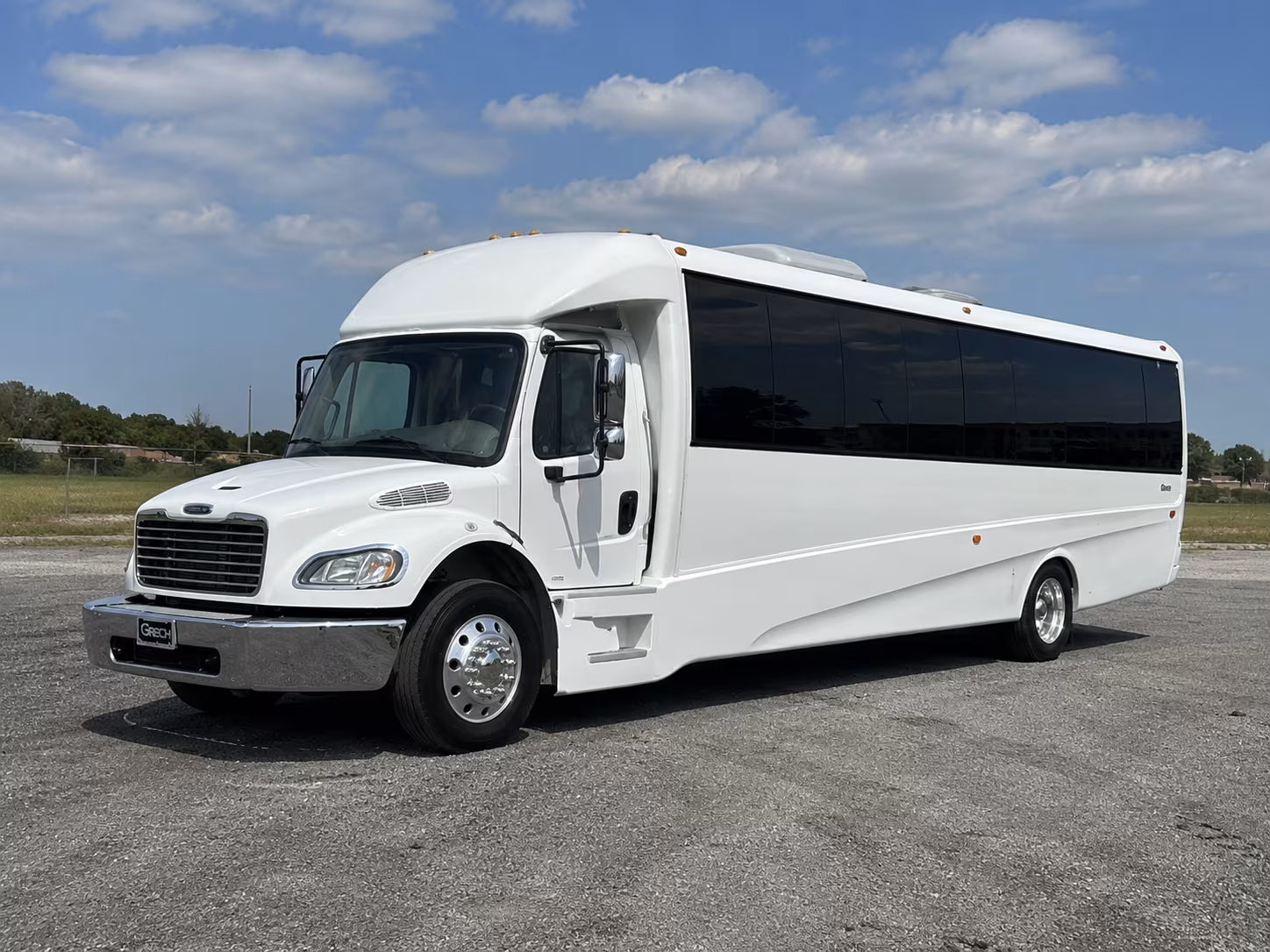 troy 50 passenger party bus