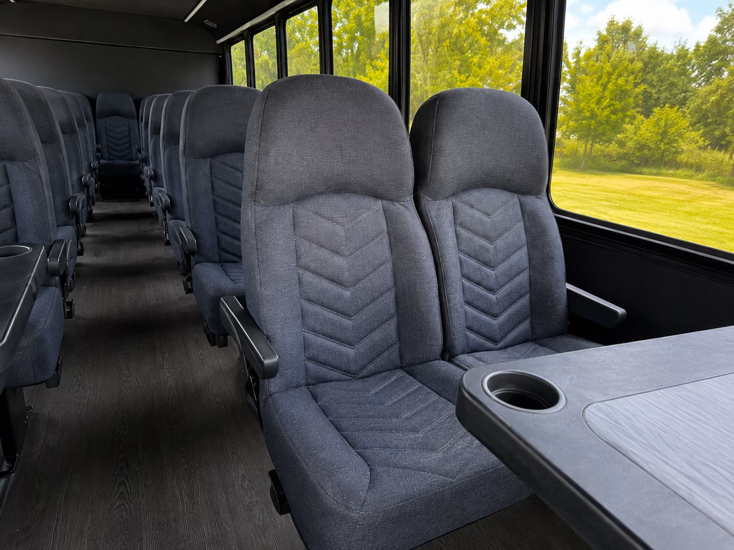 troy wedding transportation onboard seating
